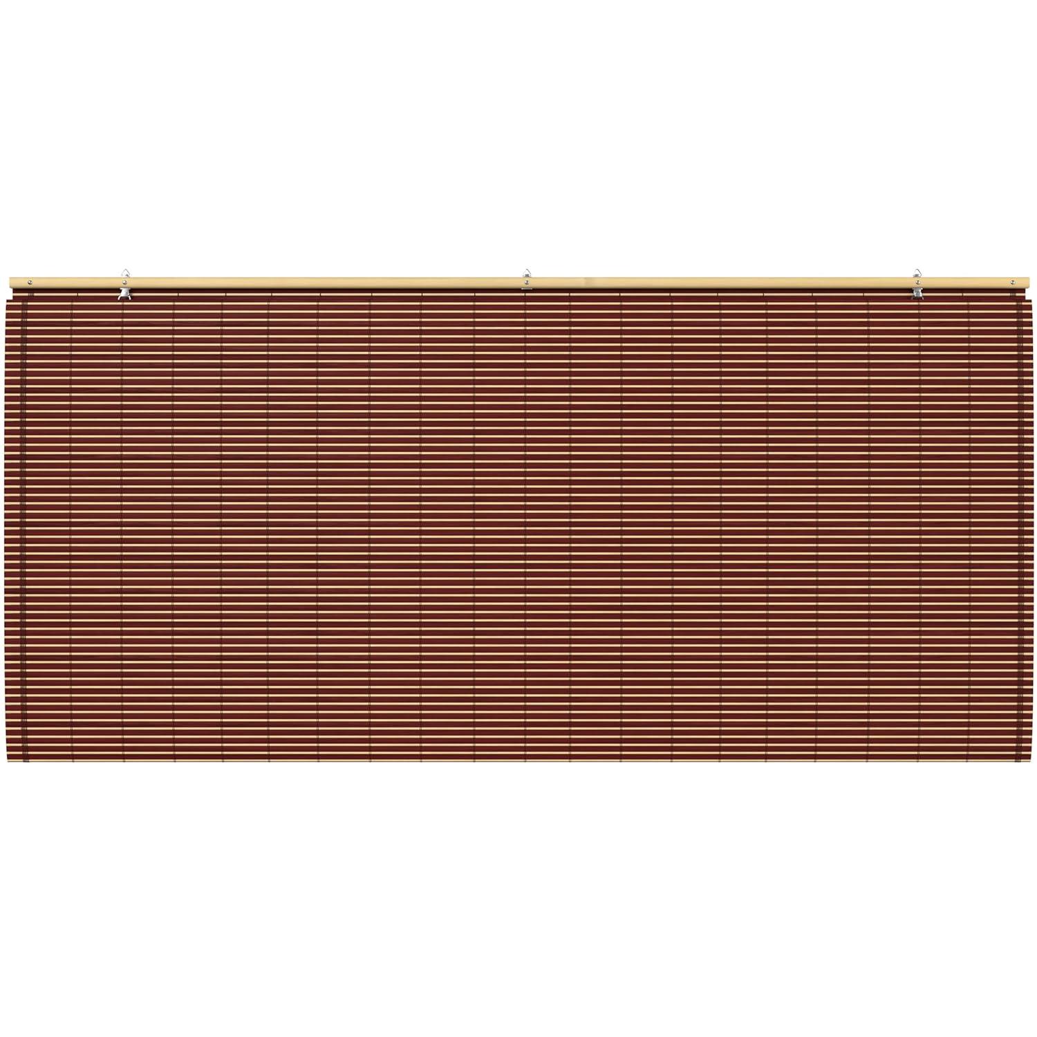Bamboo Cordless Window Shade - Mahogany 60" W