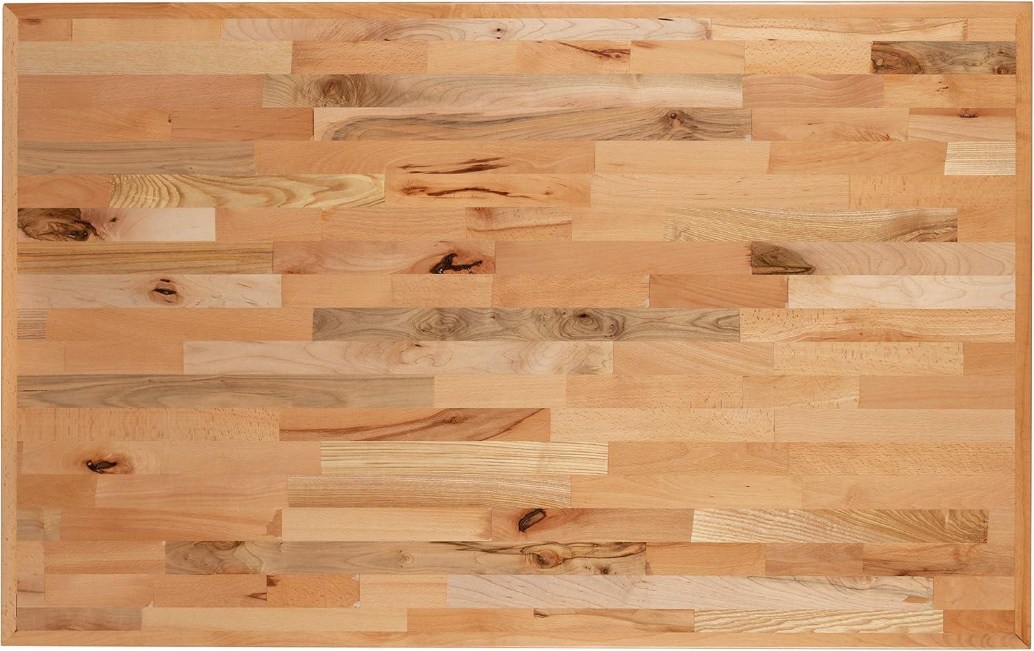 Flash Furniture Mayfair Rectangle Butcher Block Style Table Top - Restaurant Table Top