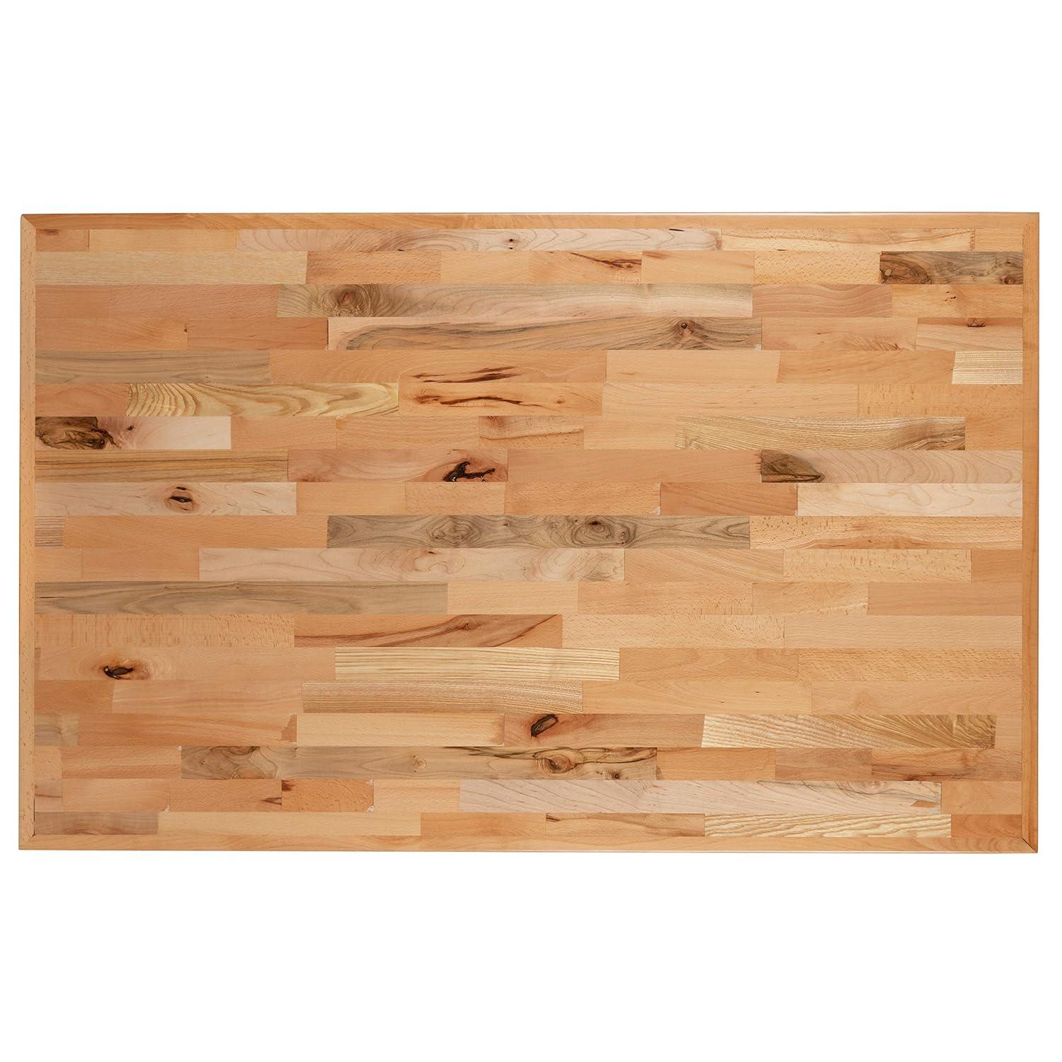 Flash Furniture Mayfair Rectangle Butcher Block Style Table Top - Restaurant Table Top