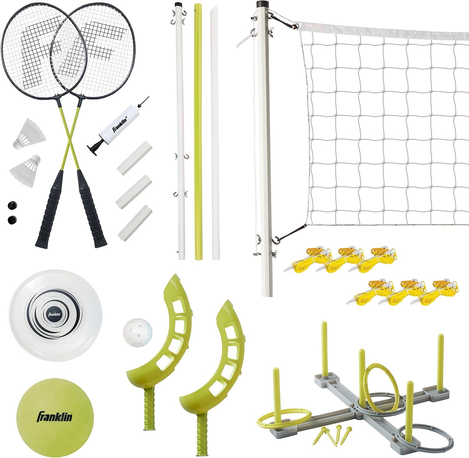 Fun 5 Outdoor Game Set for Beach and Backyard