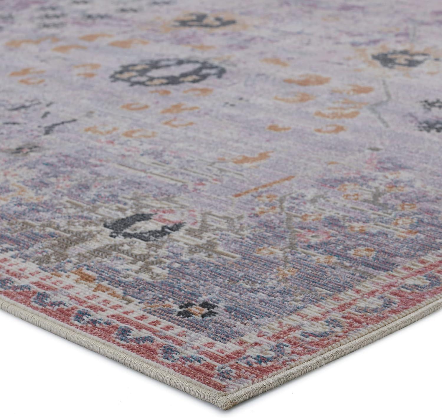 Elva Indoor/Outdoor Oriental Area Rug Purple/Gold - Jaipur Living