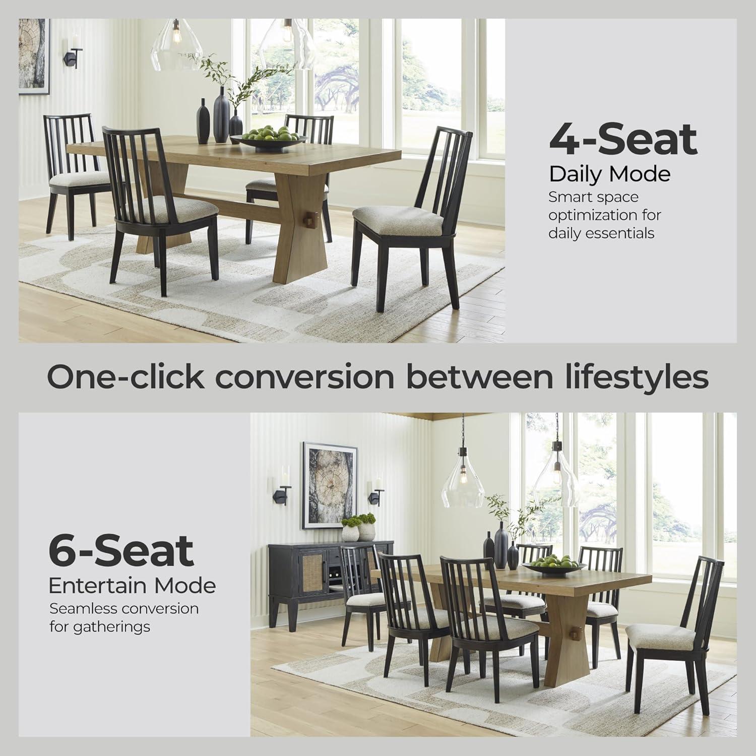 Signature Design by Ashley Galliden Light Brown Dining Table