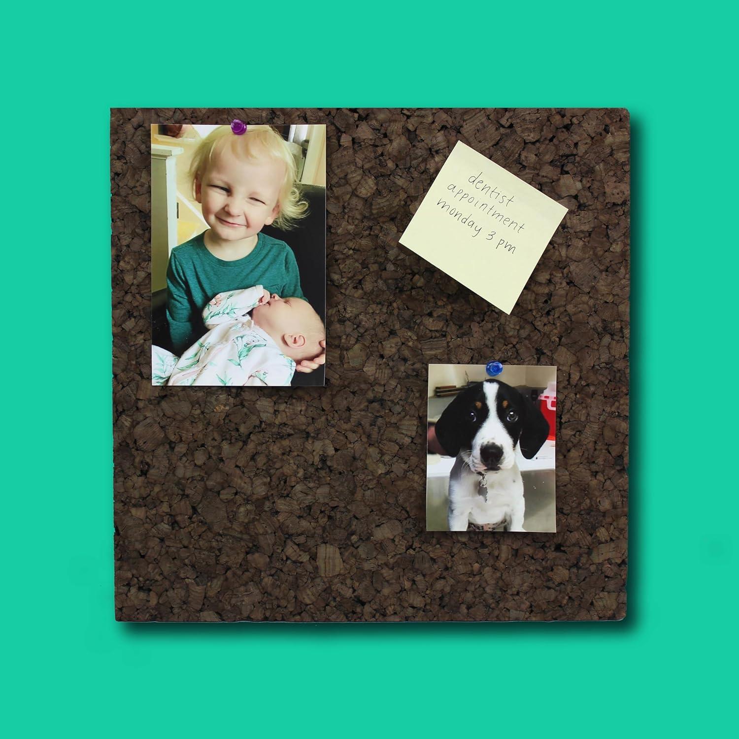 Flipside Products Wall Cork Reversible Mini - Up To 2' Bulletin Board (Set of 16)