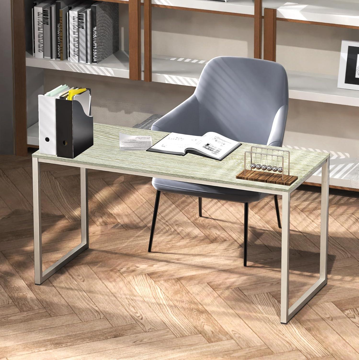 SHW Home Office 48-Inch Computer Desk, Maple