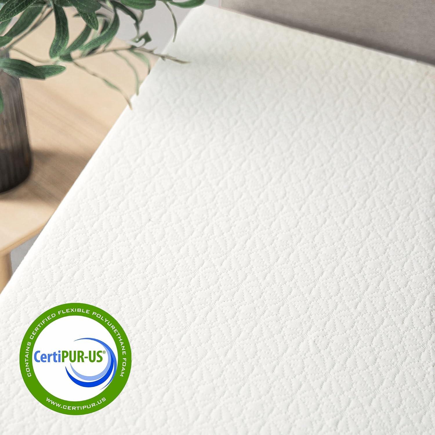 Best Price Mattress 14 Inch King Mattress Bed-In-A-Box, Green Tea Memory Foam