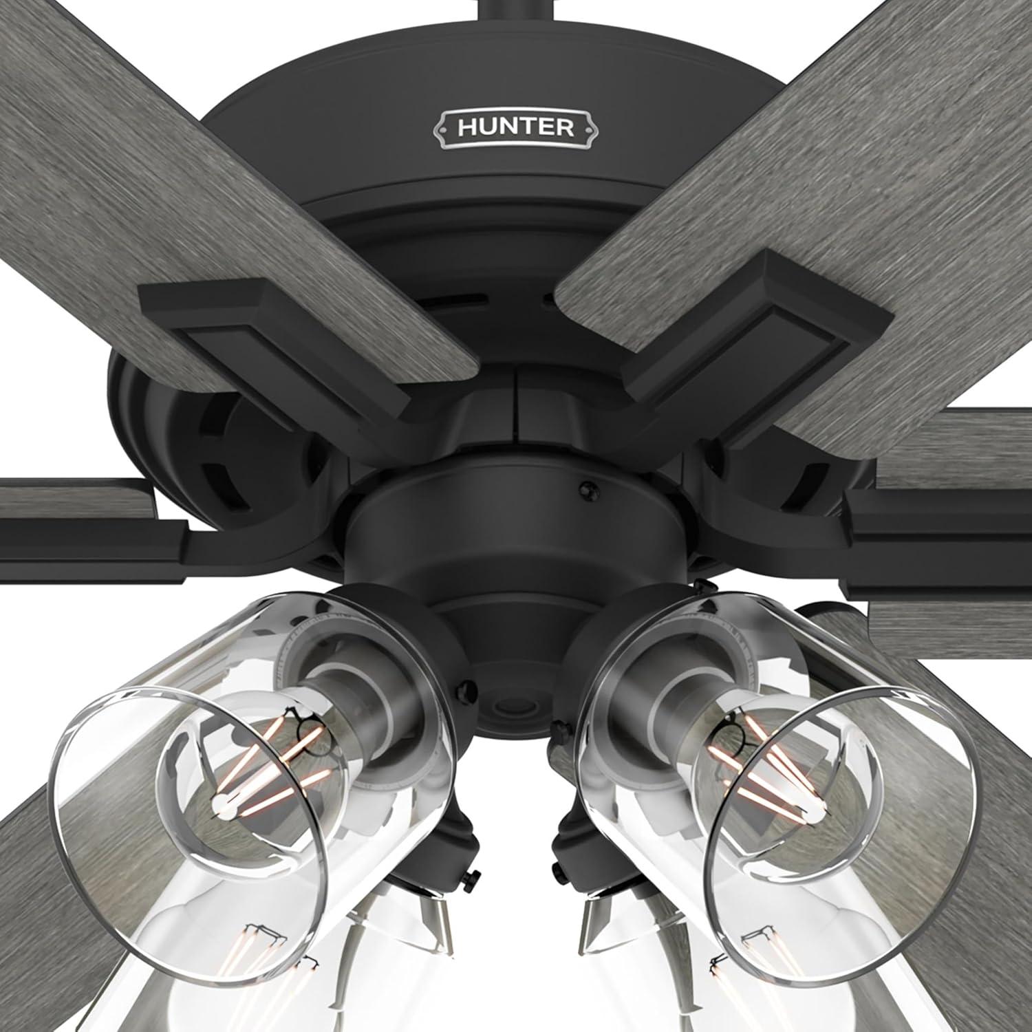 Hunter 52 Inch Fonthill ENERGY STAR® Hunterexpress Ceiling Fan With Lights And Remote