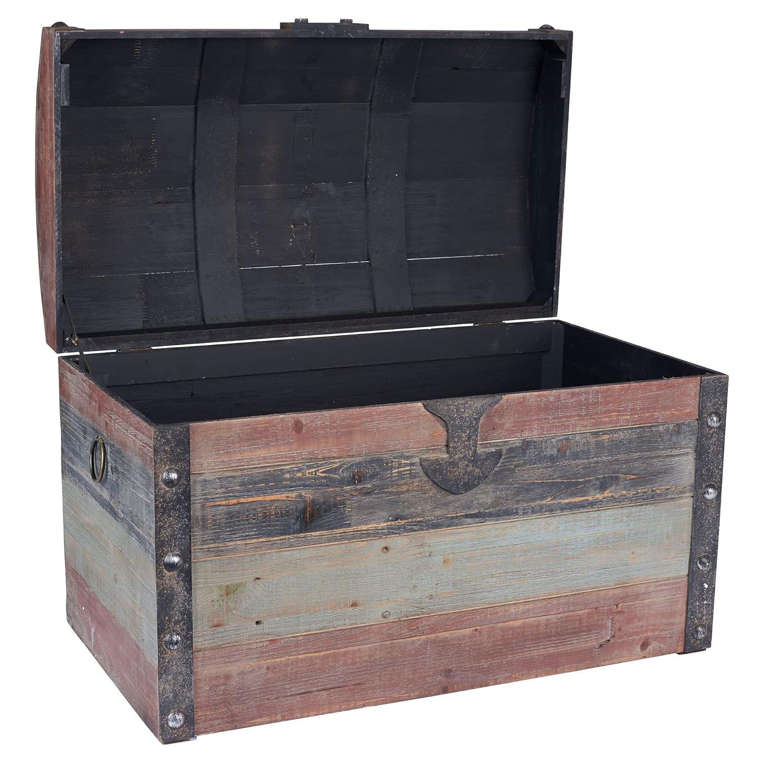 Williston Forge Braydon Manufactured Wood Vintage Trunk