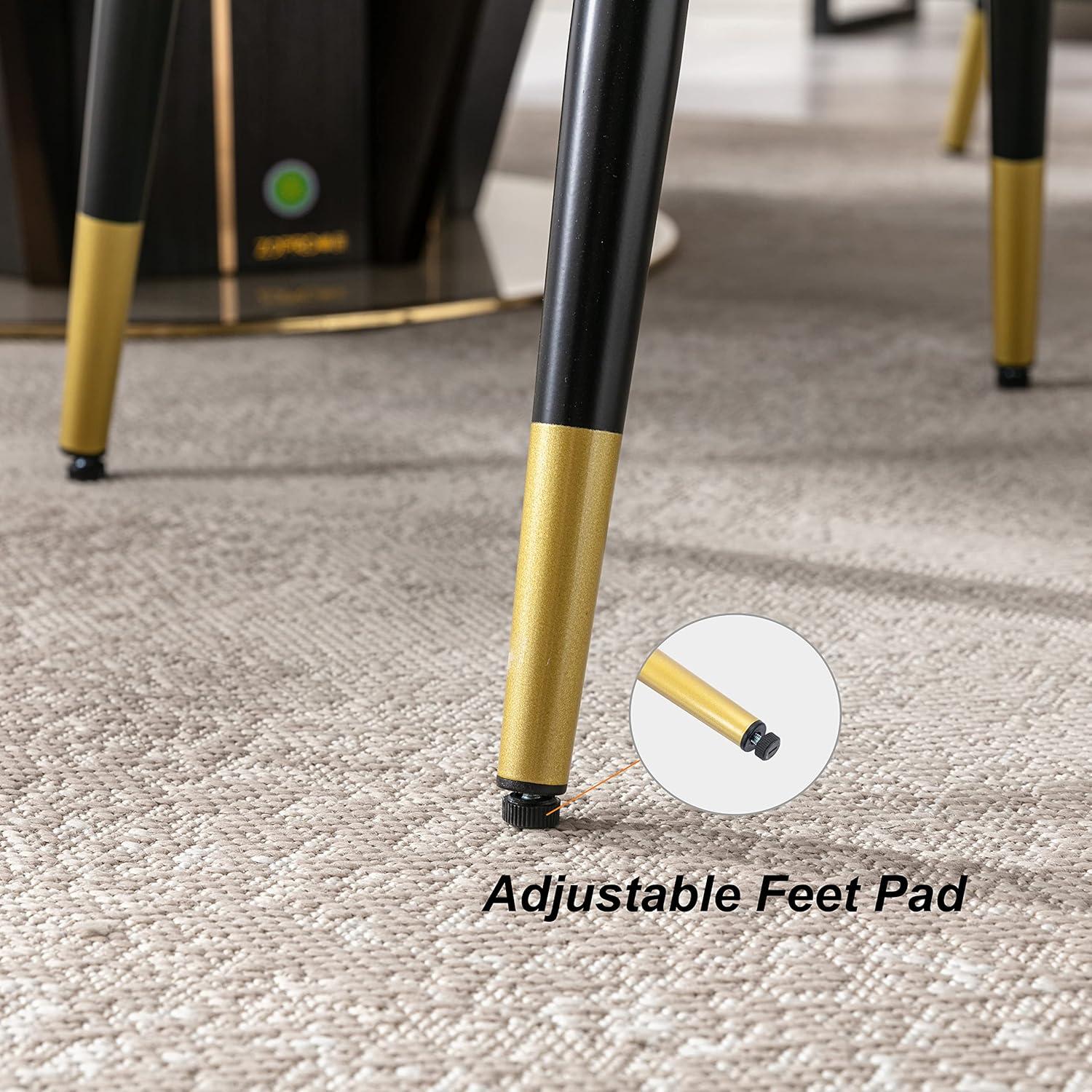 Mercer41 Volena 19.1'' H Velvet Upholstered Side Chair (Set of 2)