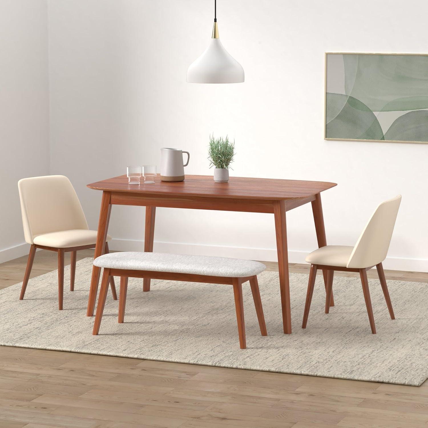 George Oliver Eli 18'' H Faux Leather Upholstered Side Chair (Set of 2)