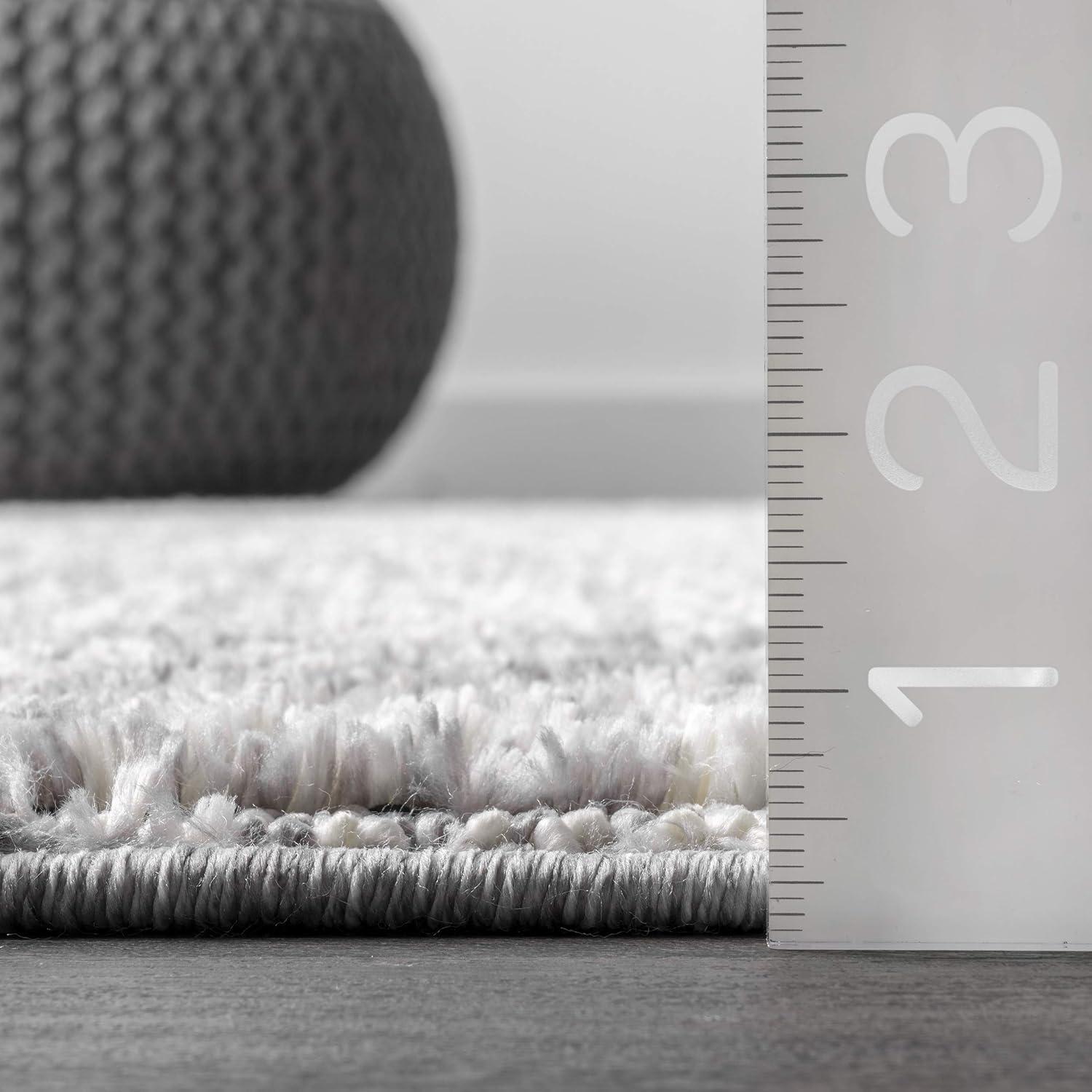 Nuloom Arielle Soft Trellis Textured Tassel Indoor Area Rug, 4' x 6'