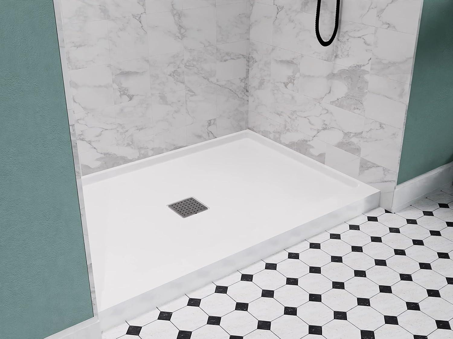 48'' W 32'' D Rectangular Triple Shower Base