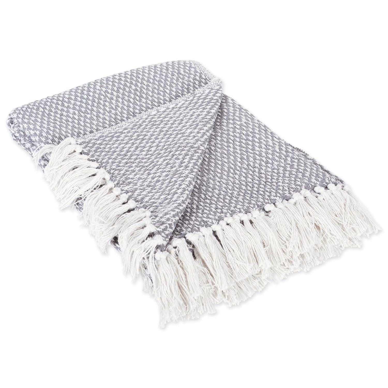 Design Imports Hand Woven Throw Blanket