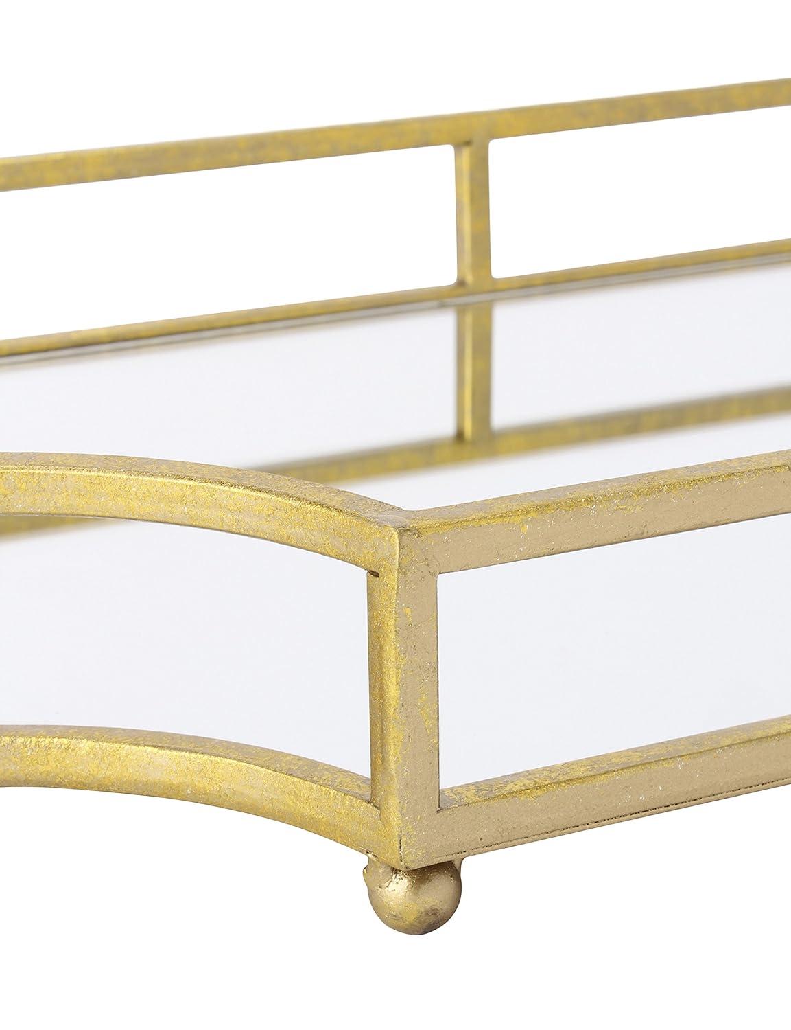 Kate and Laurel Ciel Tray, 12x18, Gold