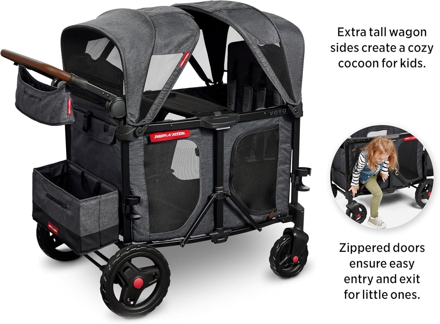 Radio Flyer Voya Quad XT Baby Stroller Wagon