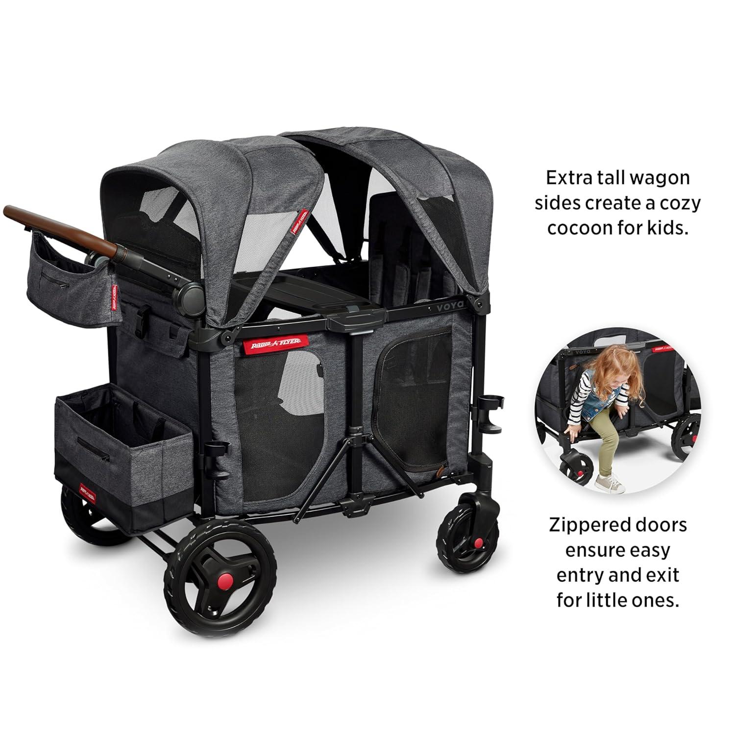 Radio Flyer Voya Quad XT Baby Stroller Wagon