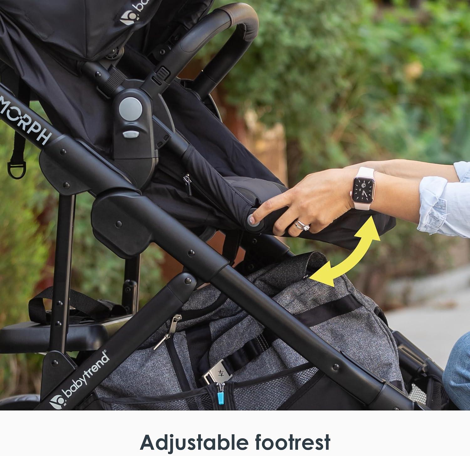 Baby Trend Morph Single to Double Modular Stroller - Dash Gray