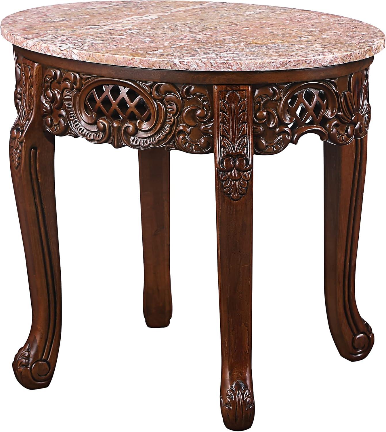 Chantret Marble Top End Table