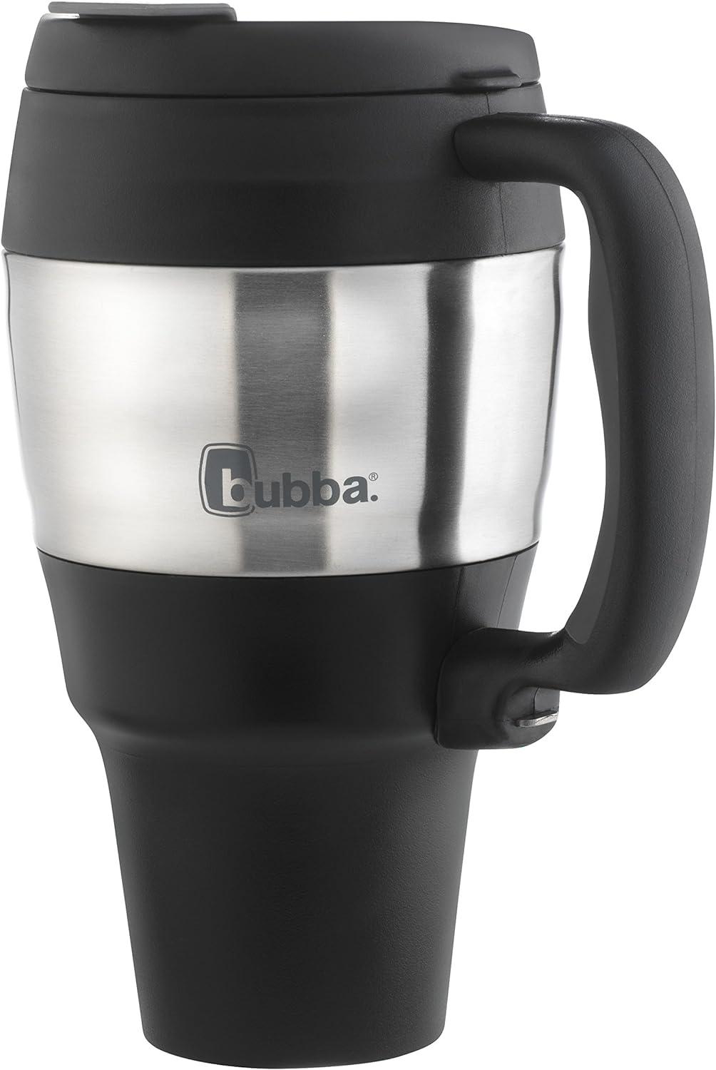 bubba Classic Stainless Steel Mug with Handle Black, 34 fl oz.