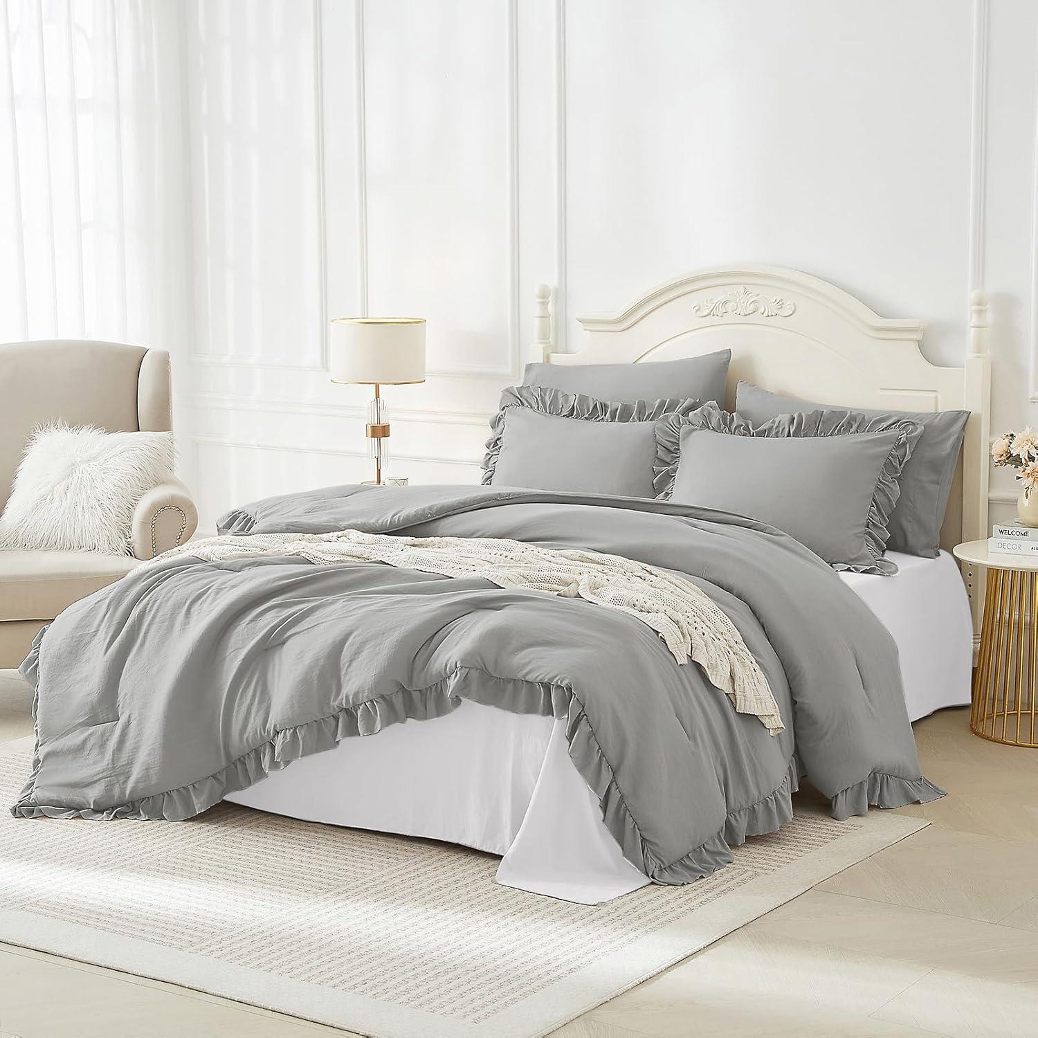Lush Decor Reyna Microfiber 3 Piece Comforter Set