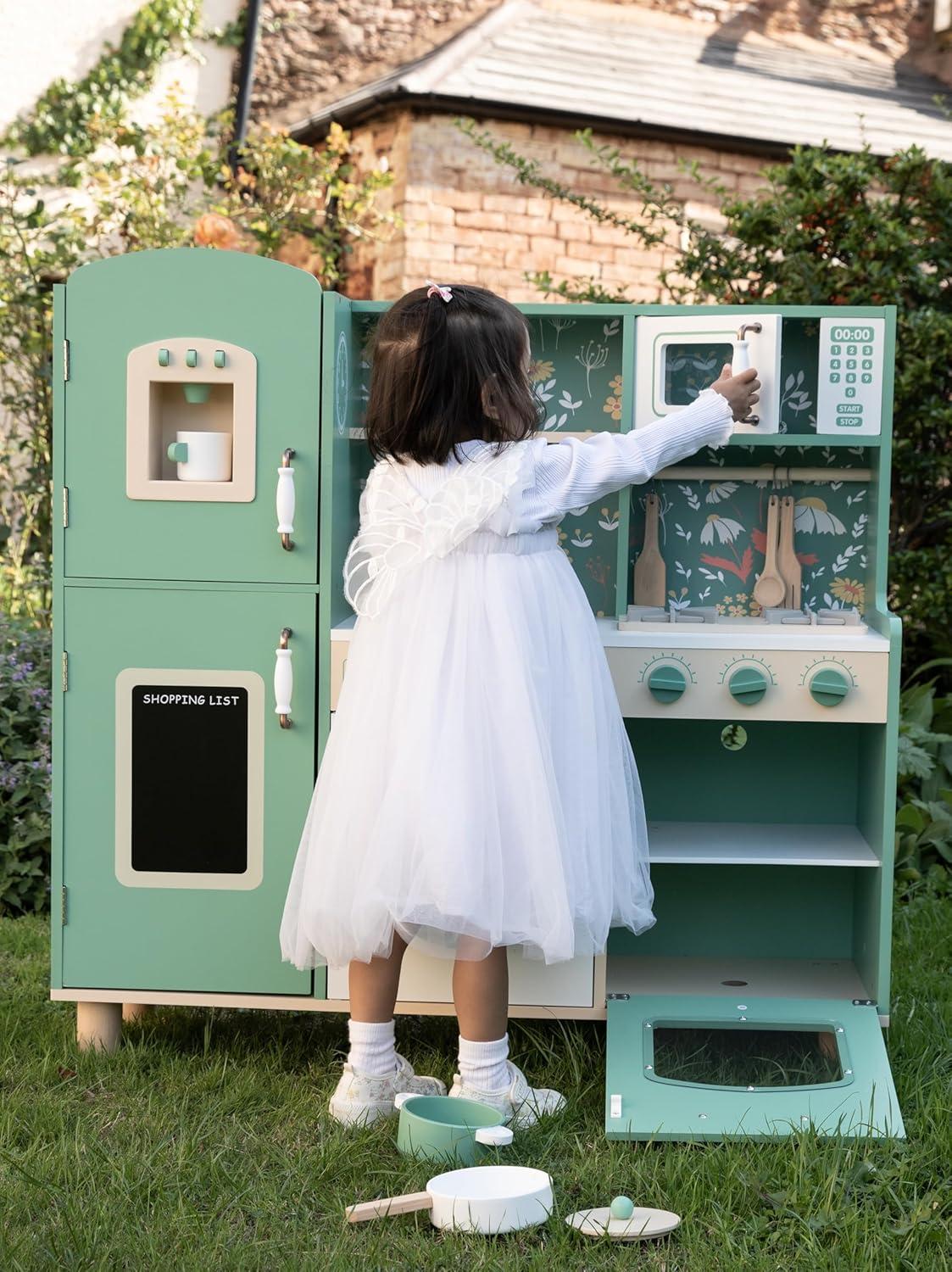 Classic Toy Children's Wood Play Vintage Kitchen - Ages 3 and up