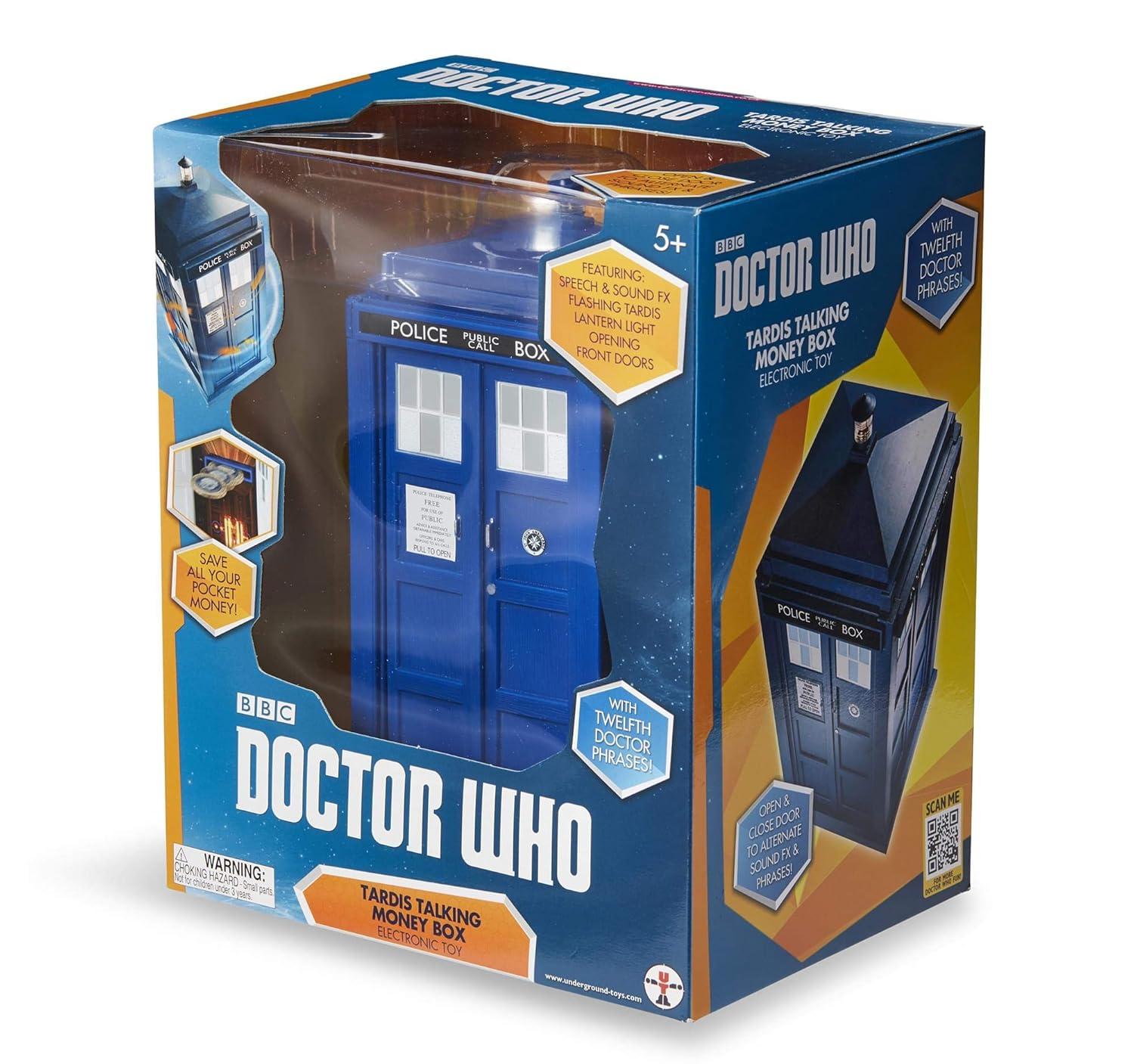 Seven20 Doctor Who Electronic TARDIS Talking Money Bank
