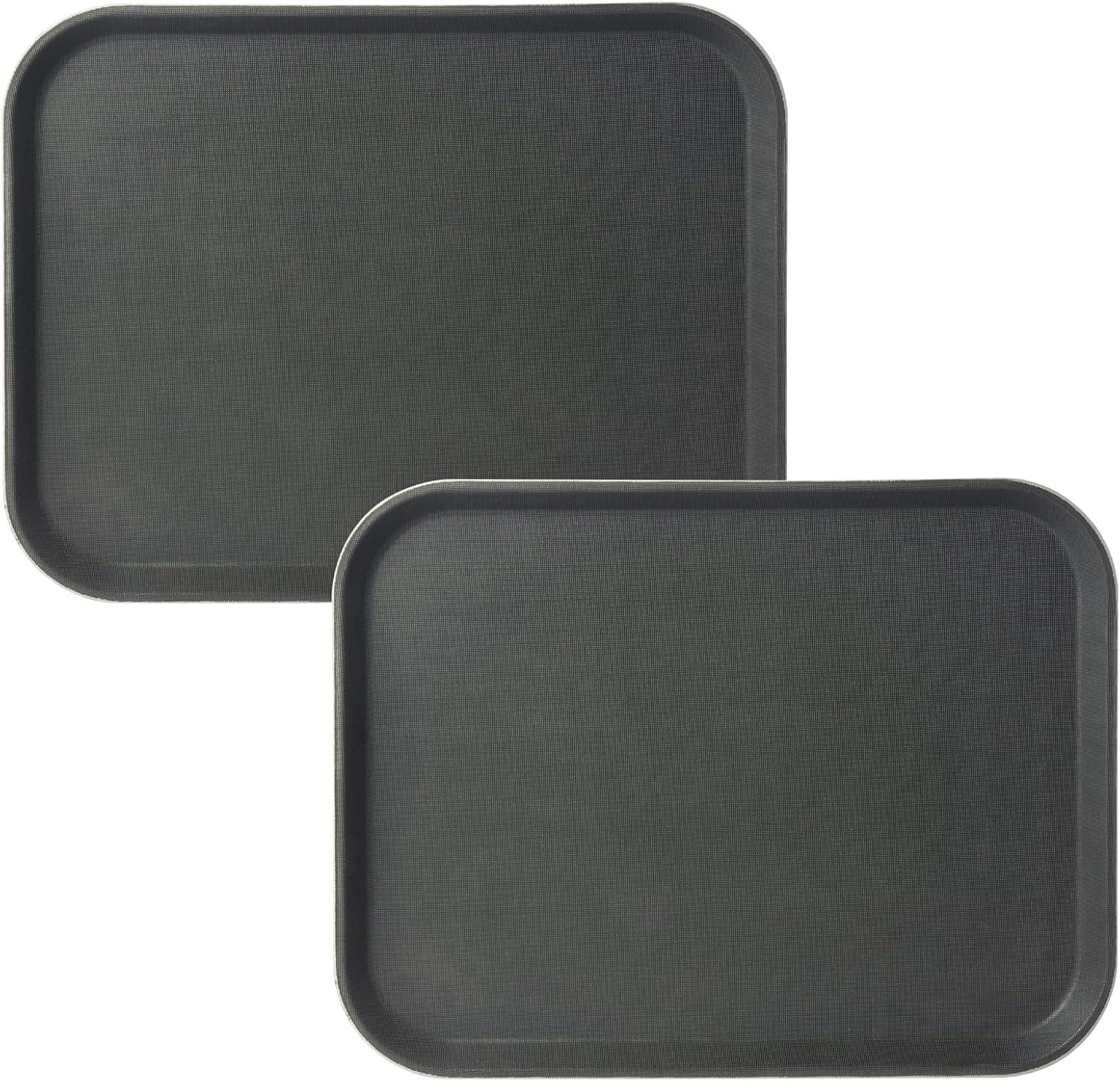 14" x 18" Rectangular Non-Skid Serving Trays, NSF Certified