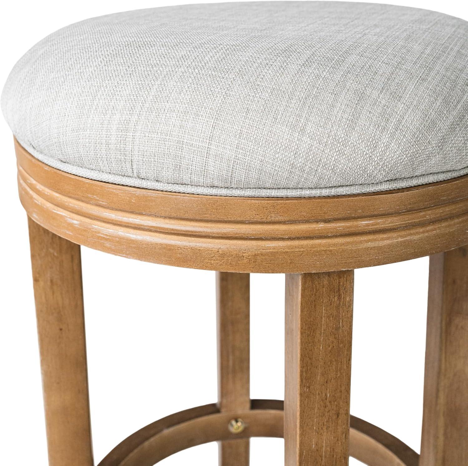 Maven Lane Maven Lane Eva Stool with Fabric Upholstery