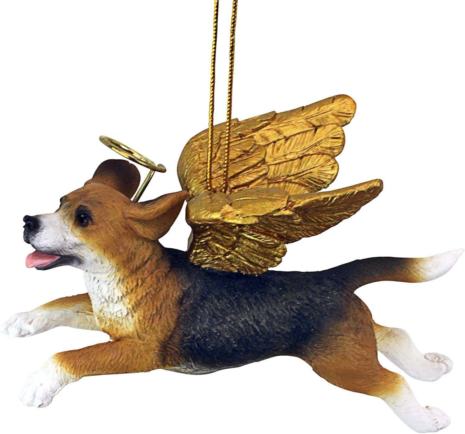 Design Toscano Honor the Pooch Pug Holiday Dog Angel Ornament