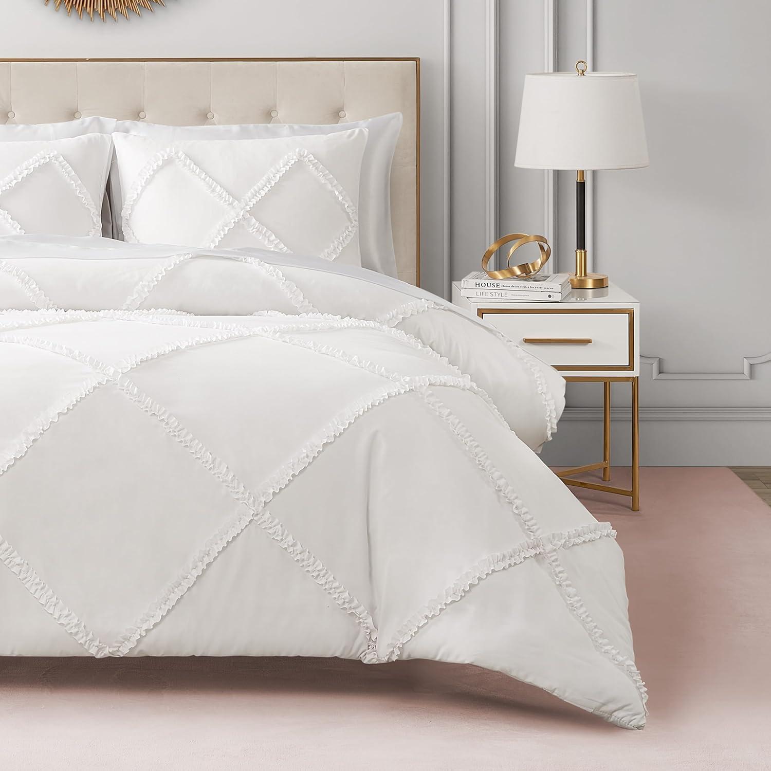 Juicy Couture Juicy Couture Diamond Ruffle Reversible Comforter & Shams Bedding Sets