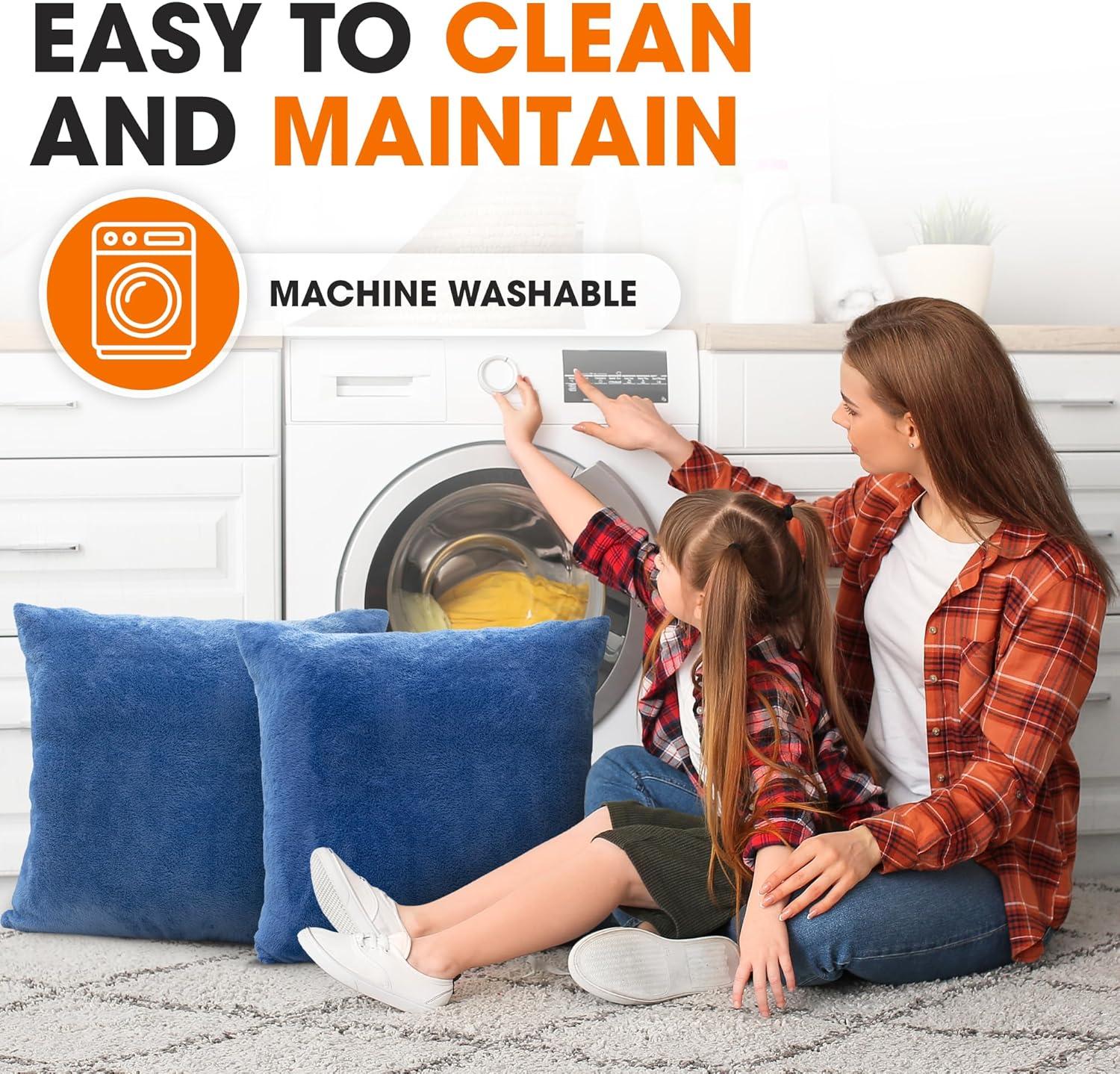 Cheer Collection Reversible Throw Pillow (Set of 2)