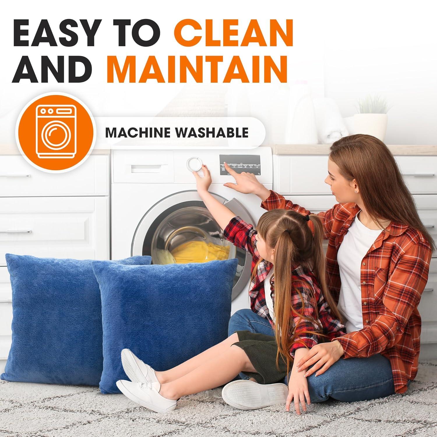 Cheer Collection Reversible Throw Pillow (Set of 2)