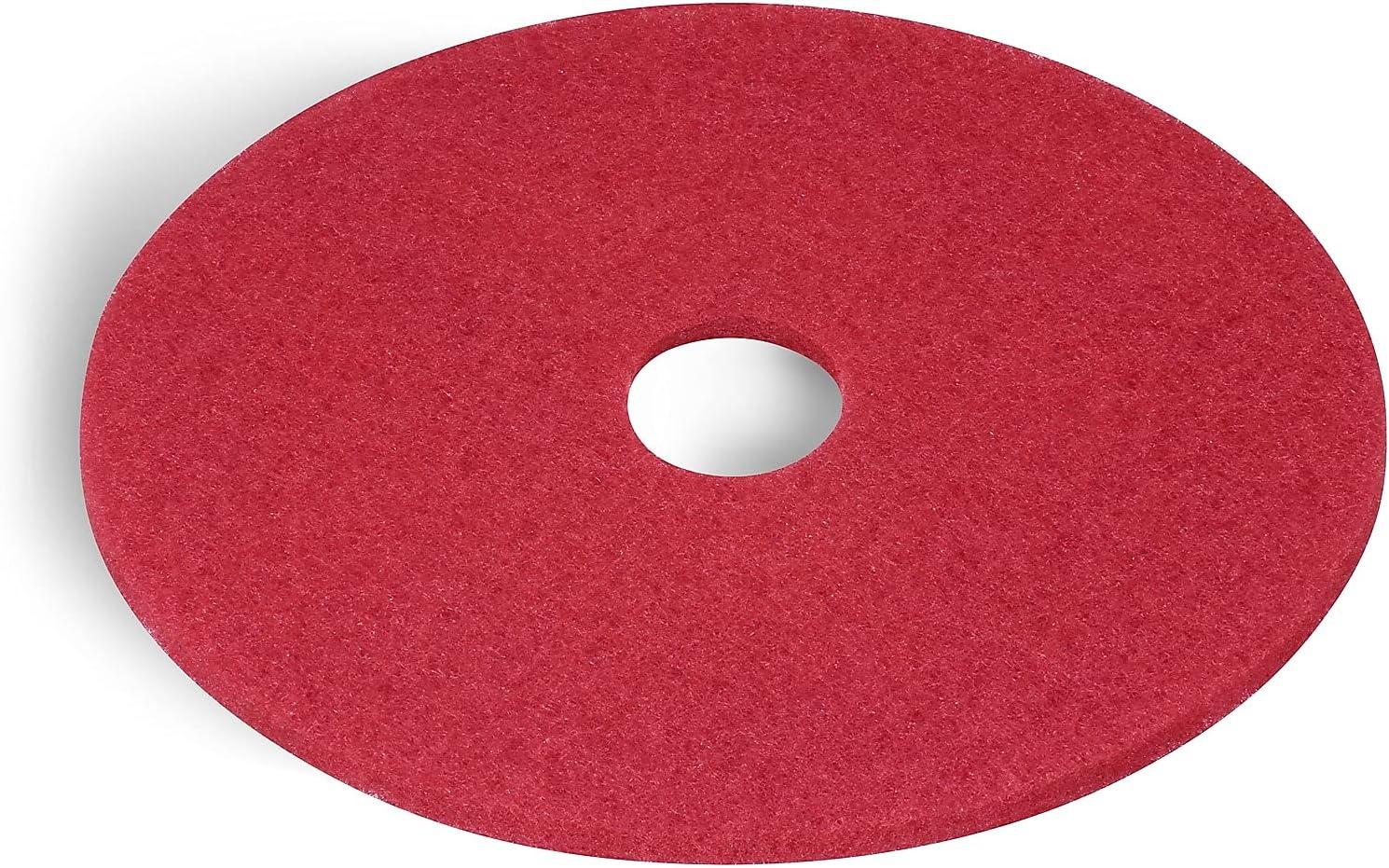 MyOfficeInnovations Red Floor Buffer Pads 20" 5/Ct 663603