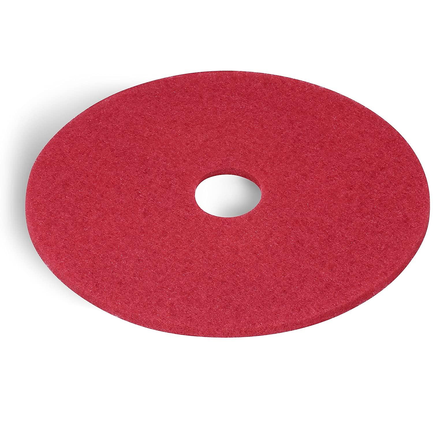 MyOfficeInnovations Red Floor Buffer Pads 20" 5/Ct 663603