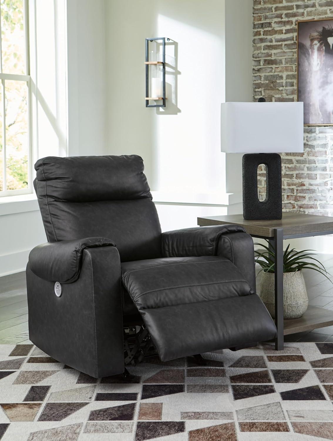 Ashley Furniture Axtellton Black Power Recliner