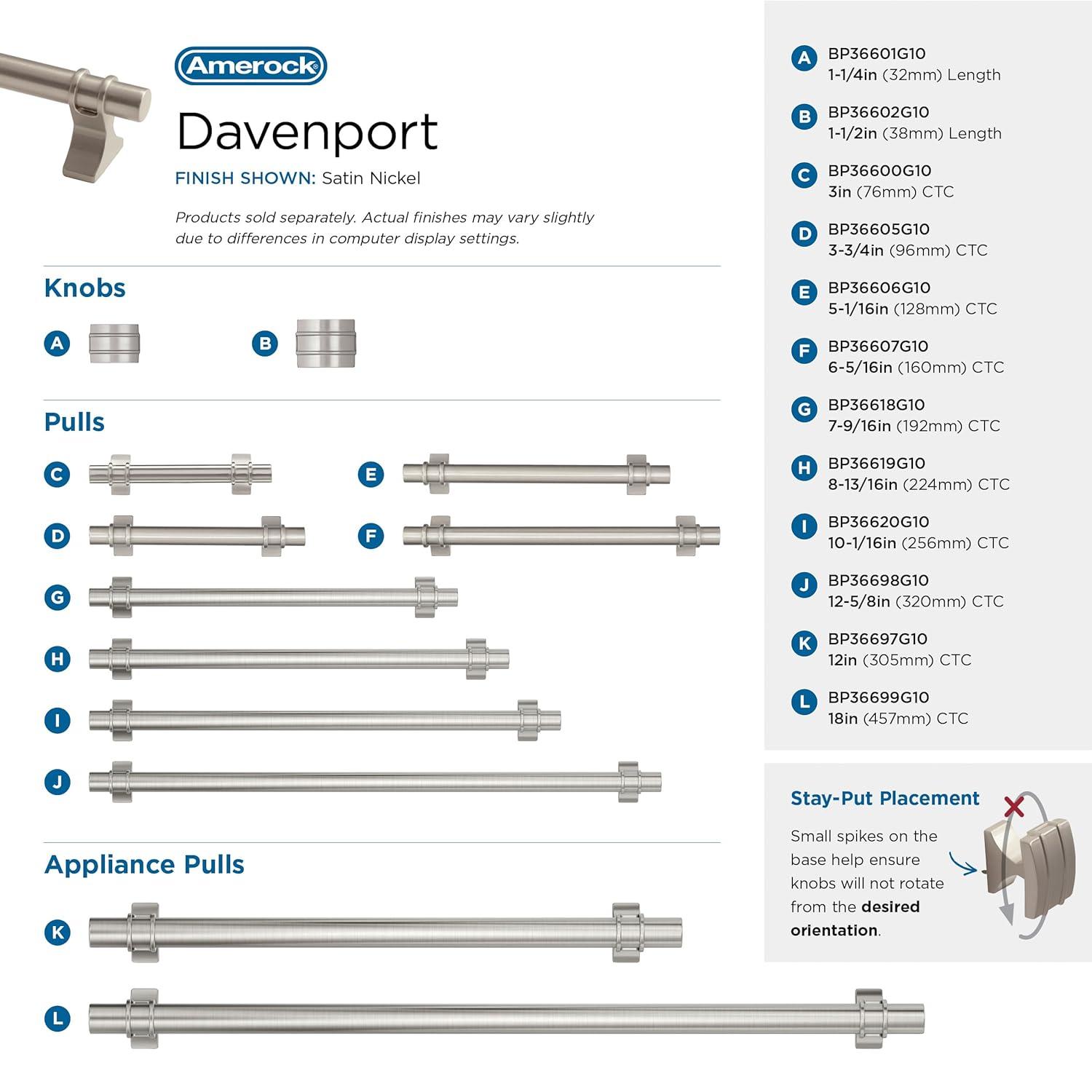 Davenport Bar Pull