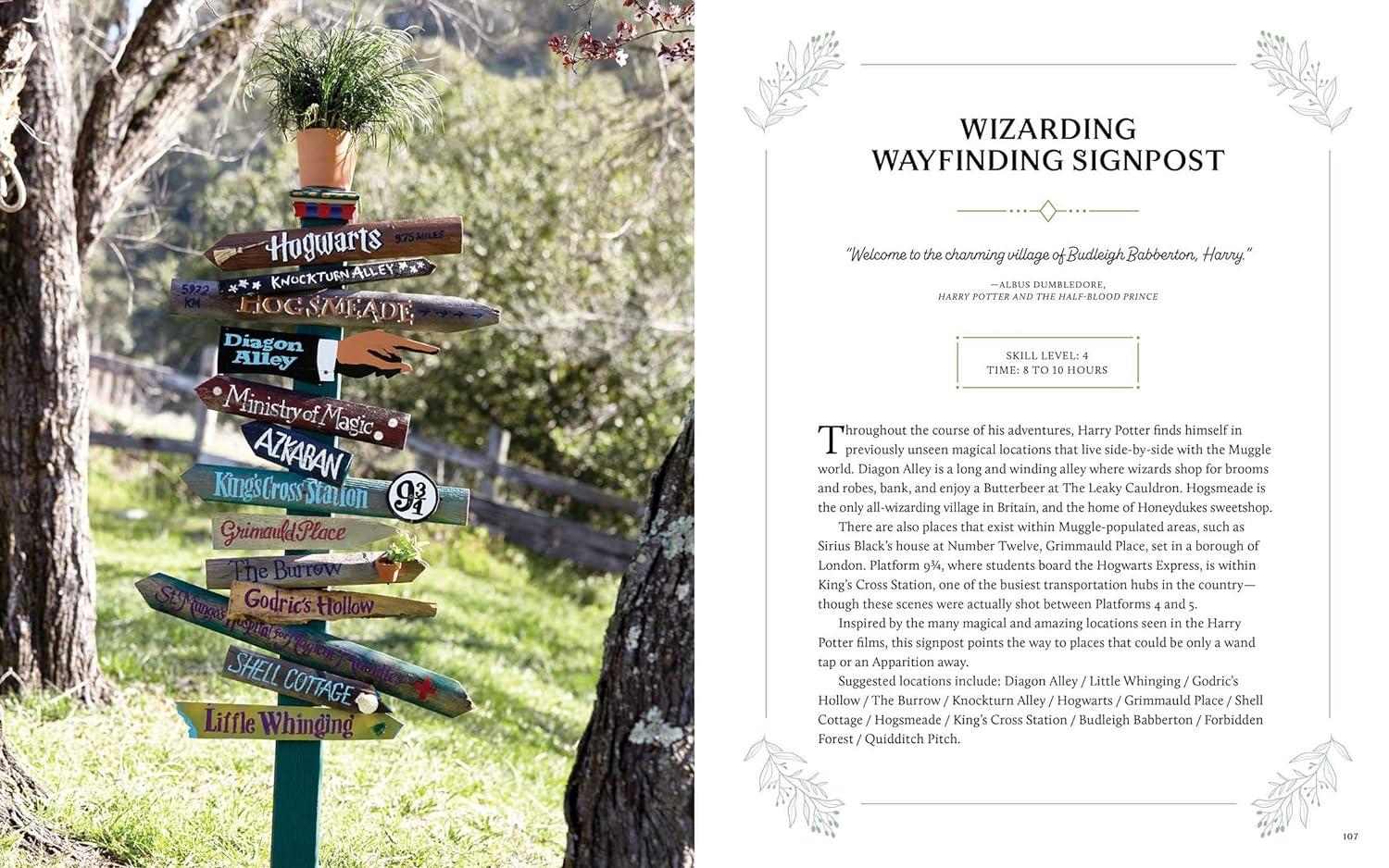 Harry Potter Inspired Hardcover Herbology Gardening Guide
