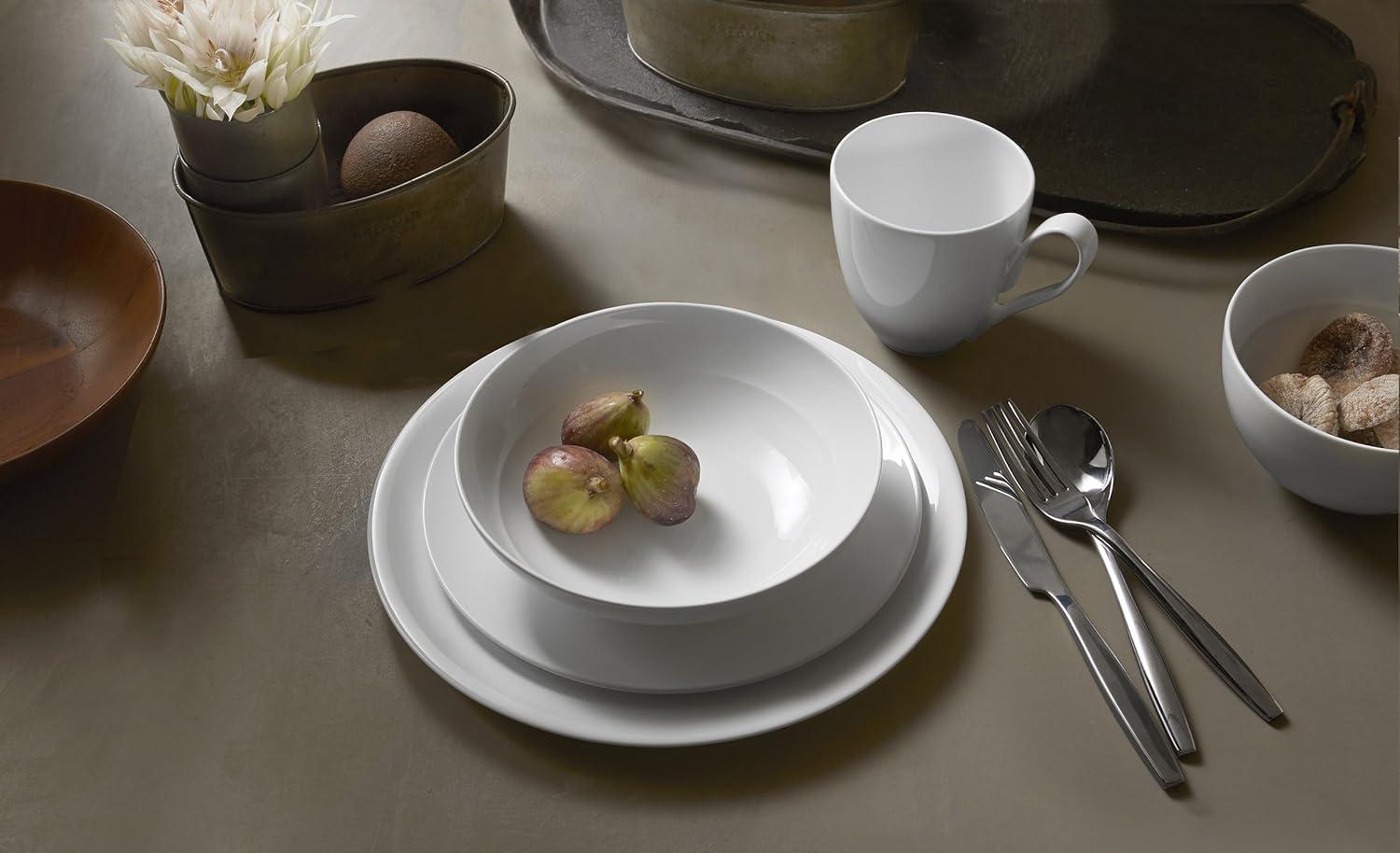 White Porcelain 10.5" Chip-Resistant Salad Plate