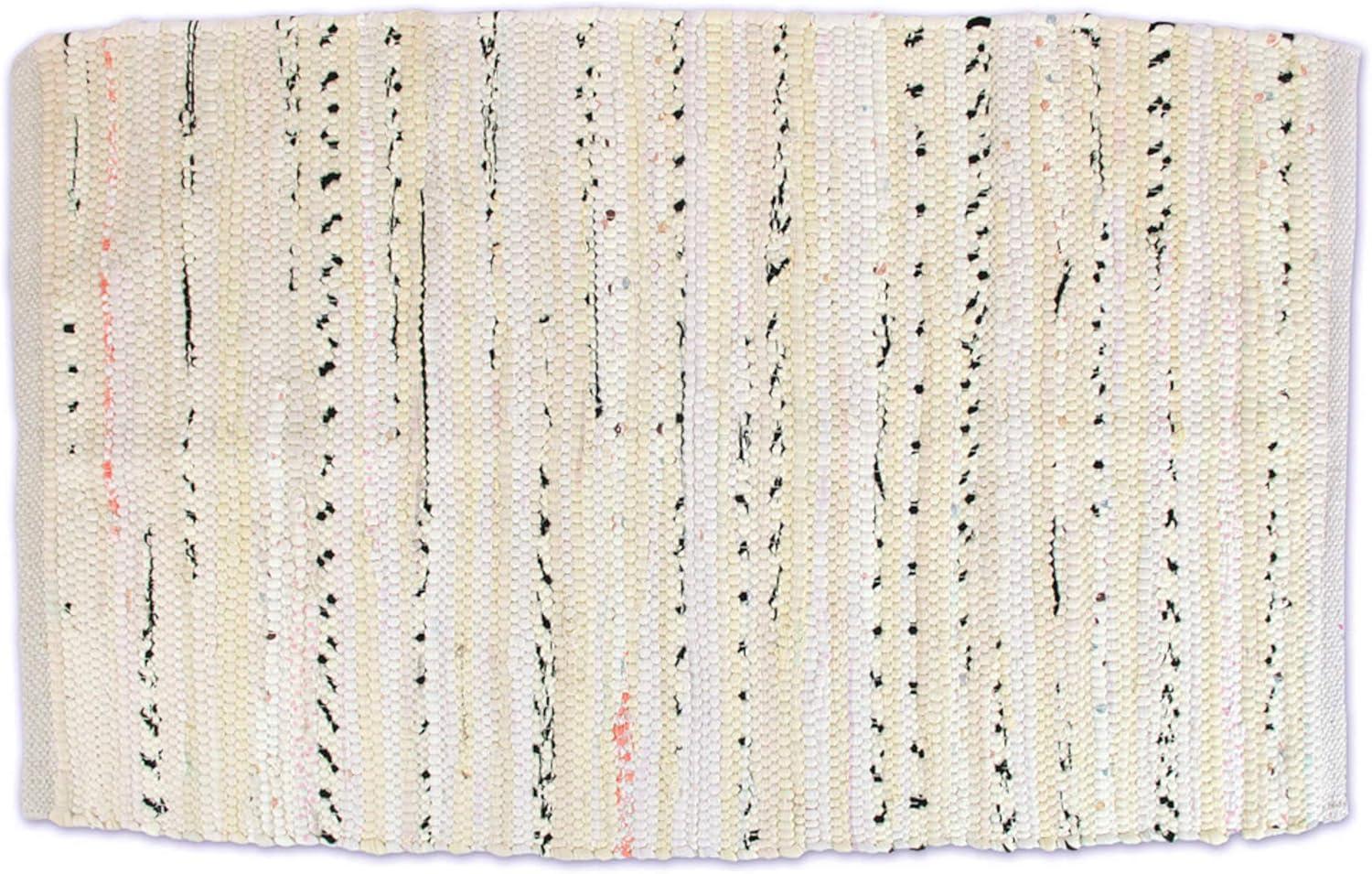 DII Multi Cream Rag Rug