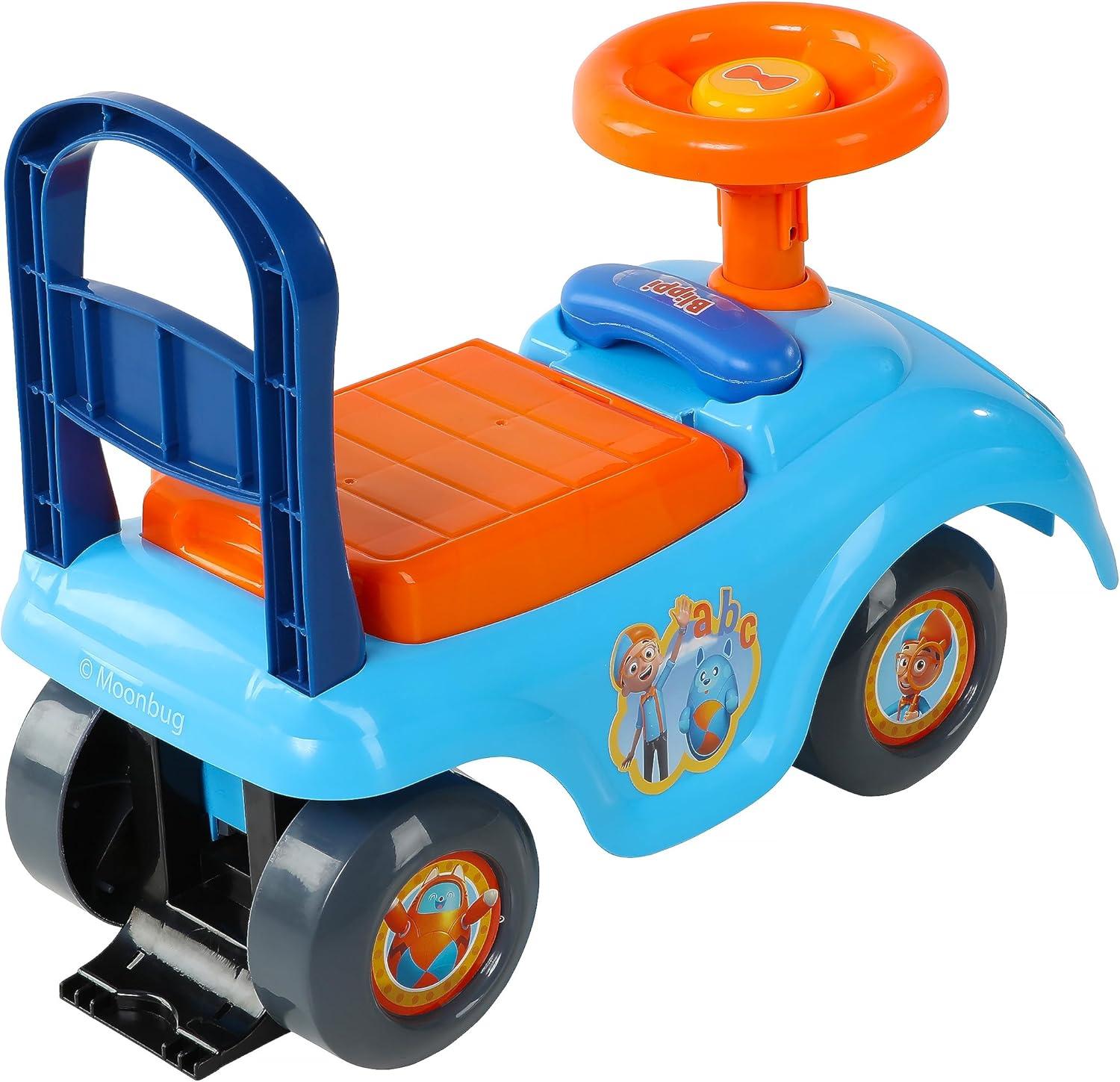 Dynacraft Unisex Kid Push & Pedal Ride-On, Plastic Light Blue, 19.29x8.27x 4.76 Inches, 3.79 lbs