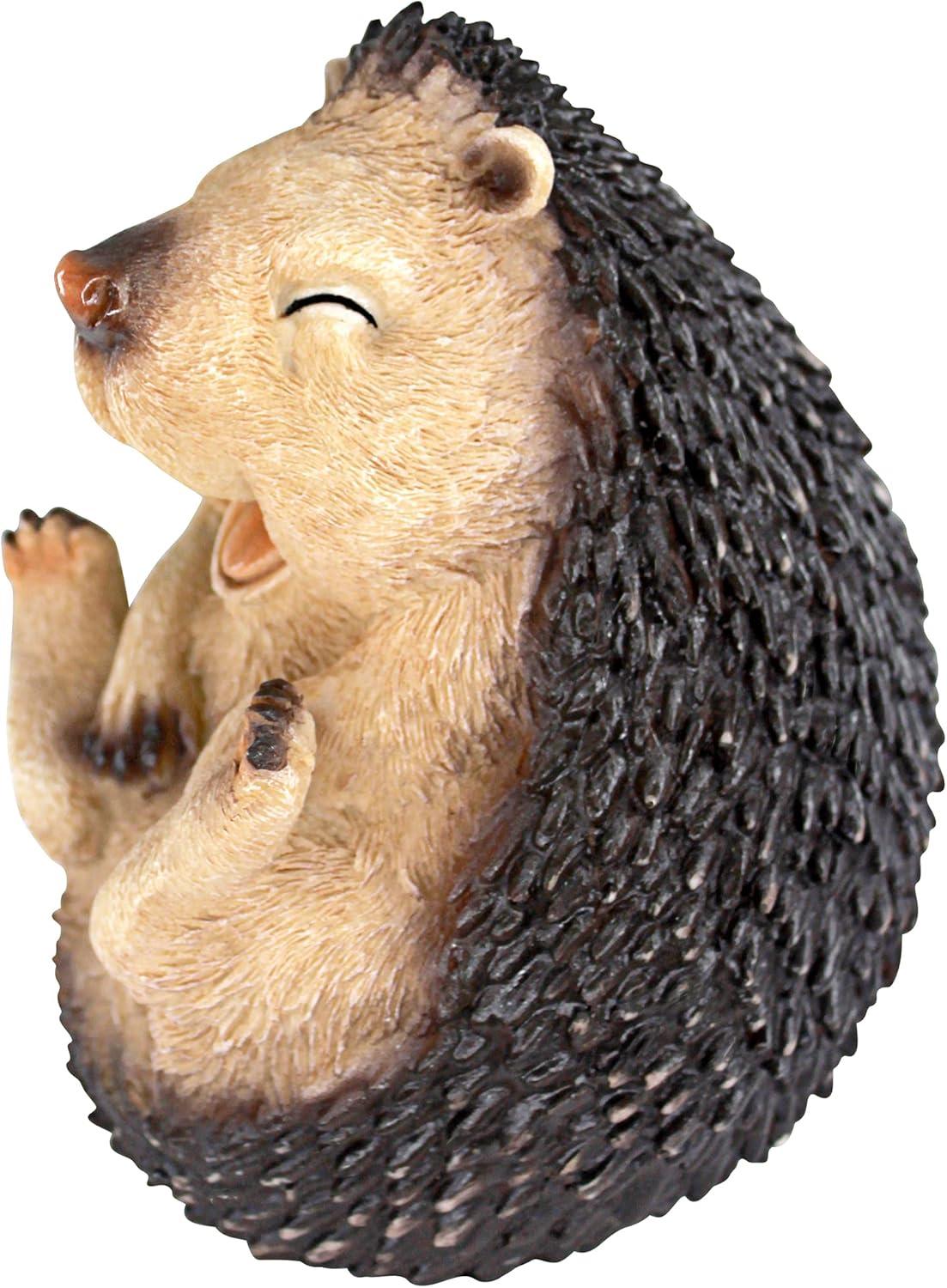 Design Toscano Small Roly-Poly Laughing Hedgehog Statue