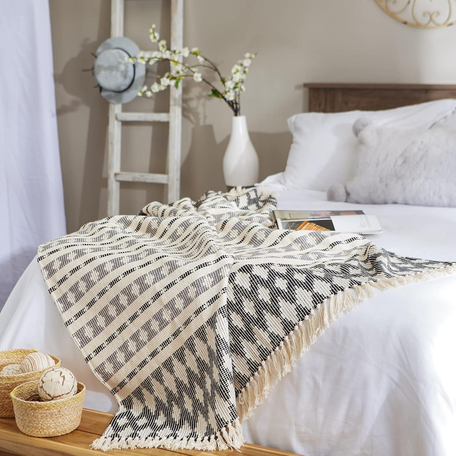 Design Imports Dll Hand Woven Throw Blanket