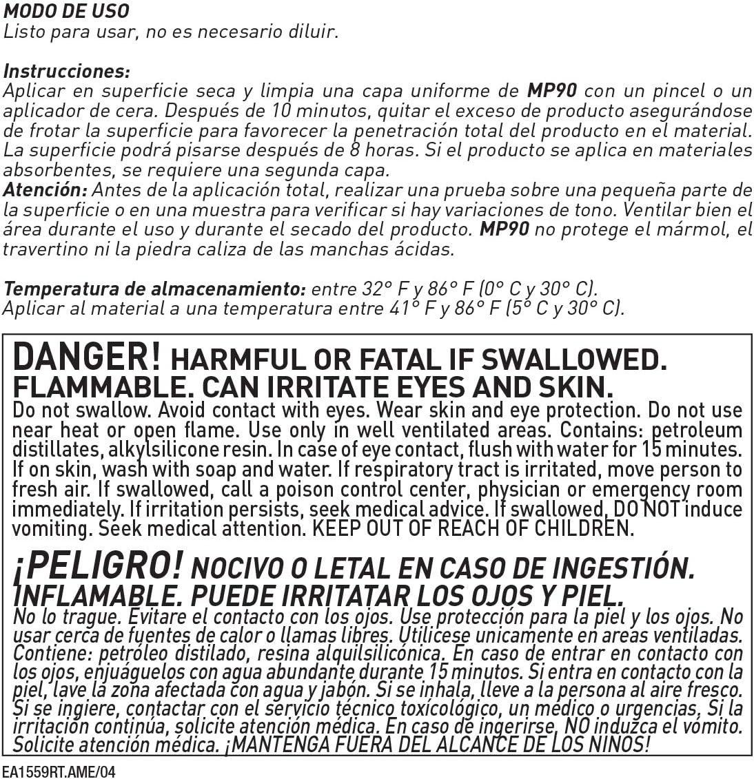 MP90 1 Qt. Natural Look Tile and Stone Sealer