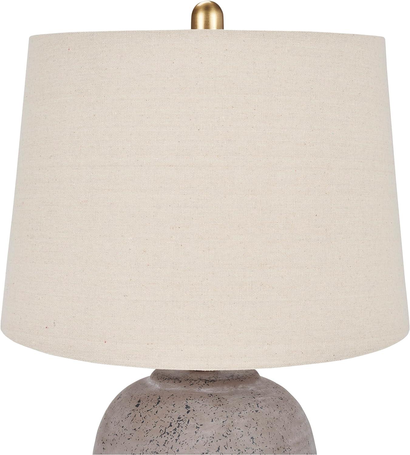 23" Farmhouse Ceramic Urn Pot Table Lamp - Nourison