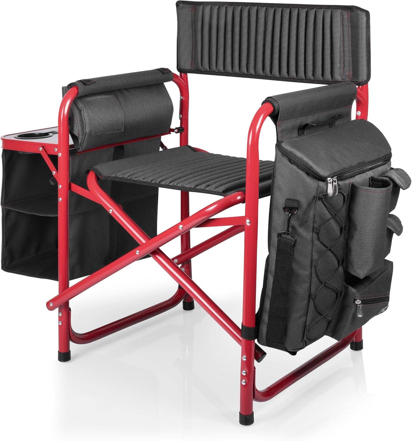 Deluxe Fusion Outdoor Chair with Side Table & Soft Cooler - Beach and Camping Ready