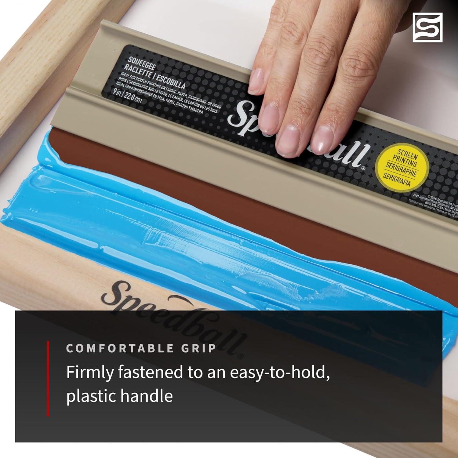 Beige Plastic 9-Inch Craft Fabric Squeegee