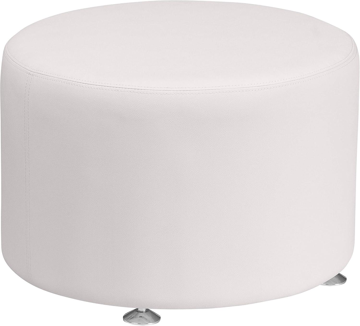 Flash Furniture HERCULES Alon Series LeatherSoft 24'' Round Ottoman