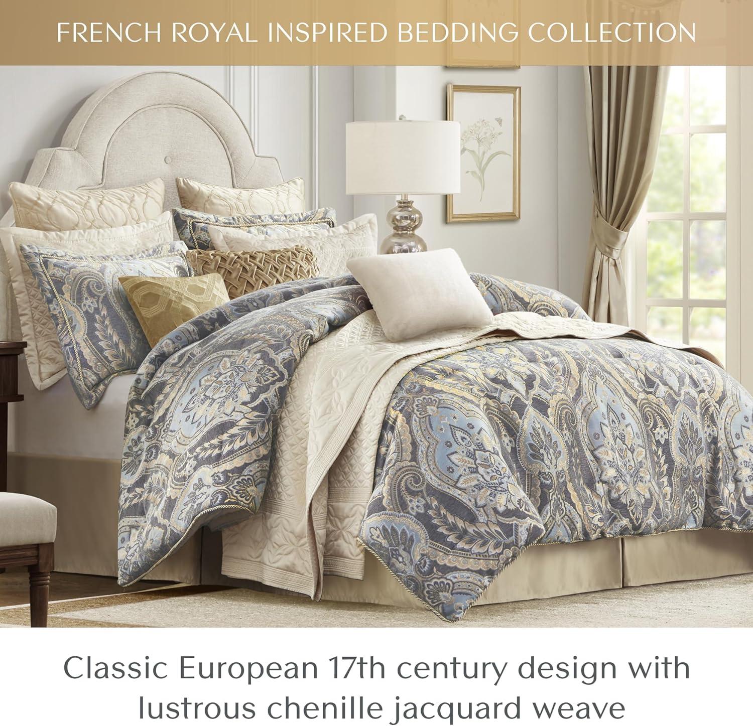 Croscill Croscill Julius 4 Piece Chenille Jacquard Comforter Set