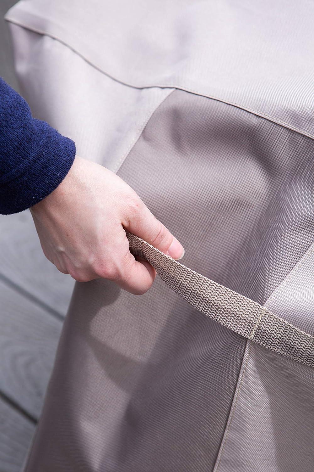 Modern Leisure Monterey 82.5" x 38" x 38" Beige Rectangle Patio Loveseat Cover with Water Resistant