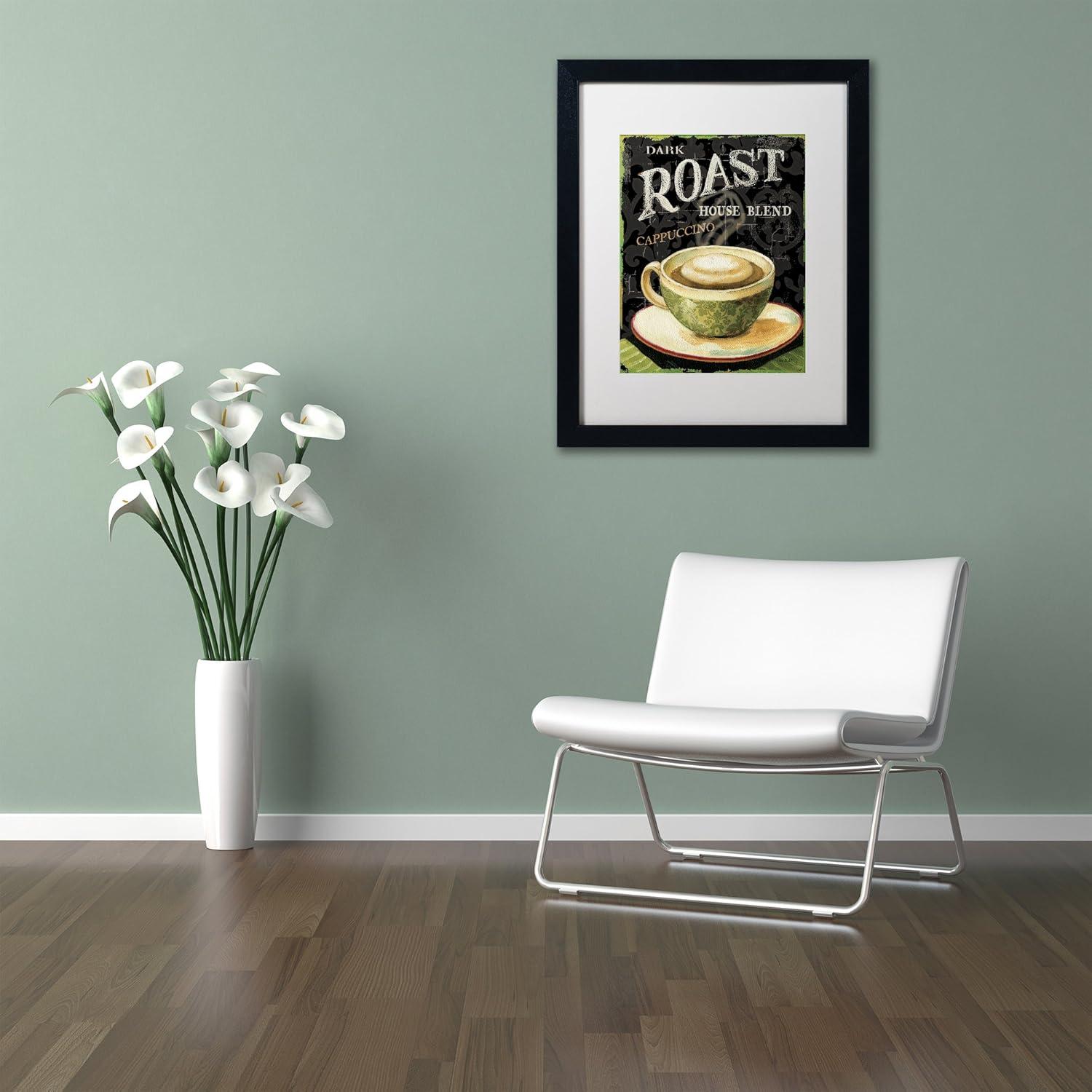 Today's Coffee III Framed Canvas Print with Black Frame