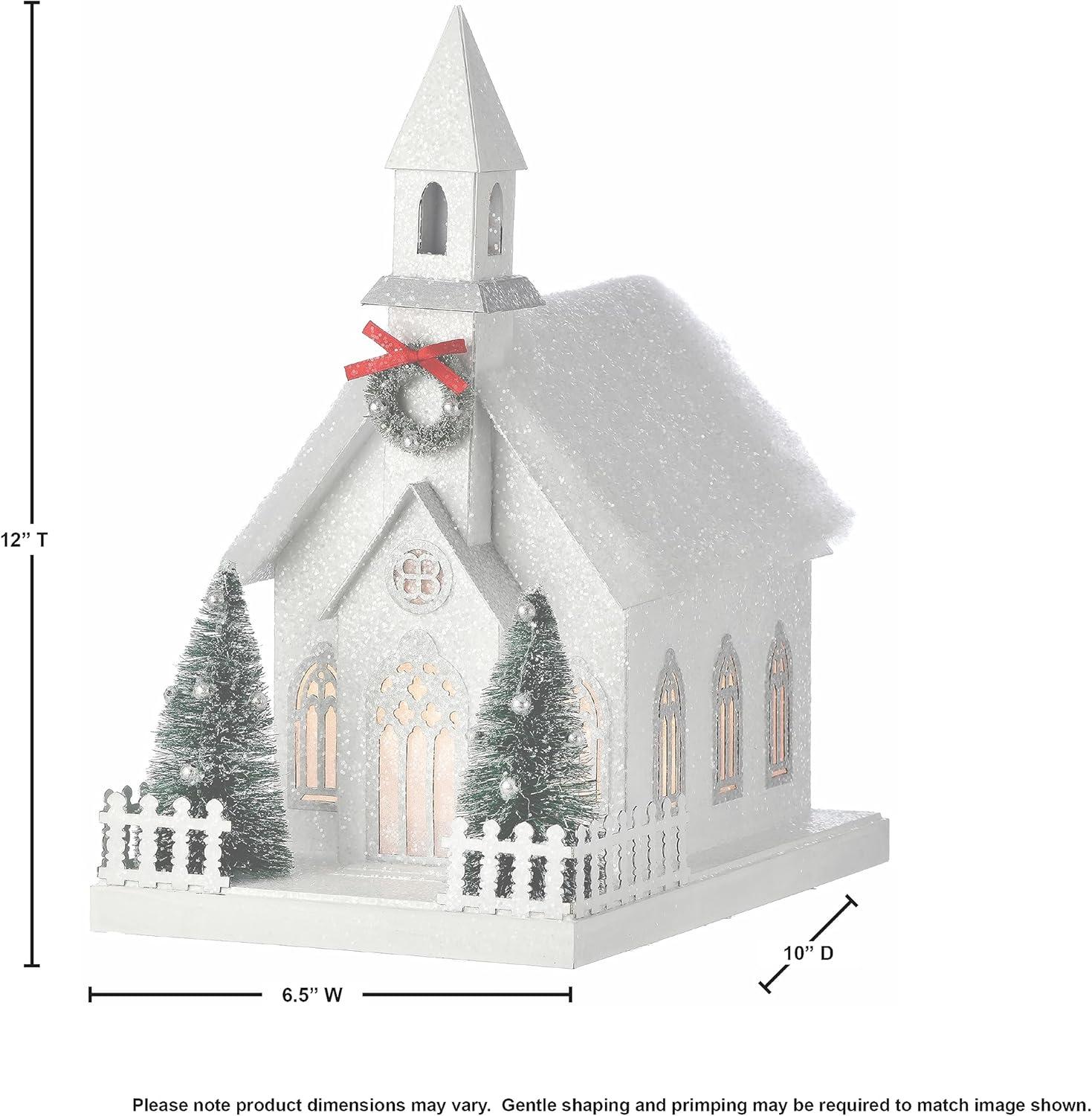 Regency International 11.5" Led/Battery Cardboard Timer Country Church